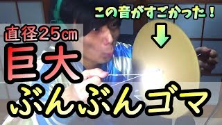 巨大ぶんぶんゴマを作ったら「ぶんぶん」ではなく「〇〇〇〇〇〇」鳴る！？