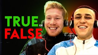 Guardiola said Foden is the best young player he’s ever seen | TRUE or FALSE | De Bruyne & Foden