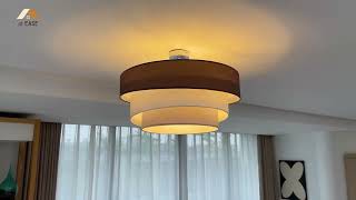 Lofn Melia Textile Ceiling/Pendant Lamp Display