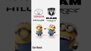 Toyota Hilux vs Ram trx minnions style#trending #tiktok #toyota #status #ram