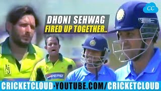 Sehwag & Ms Dhoni's Thunderstorm | Pakistan Sledging Made Worst | INDvPAK 2005 !!
