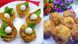 Snack recipe || Bird's Nest recipe || എളുപ്പത്തിൽ ഒരു കിളി കൂട് ഉണ്ടാക്കിയാലോ