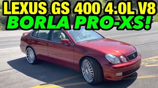 1999 Lexus GS 400 4.0L V8 Dual Exhaust w/ BORLA PRO XS!