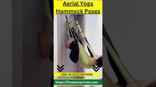 Aerial Yoga stretching strap | Aerial yoga poses beginner | #shortsviral | #shorts | #fitnessmantram