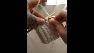 Knitting a right leaning twisted stitch decrease