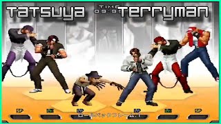 Kof 2002um - Tatsuya  Vs  Terryman | FT5 | 戦闘員の王 2002um