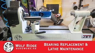 Woodturning: Bearing Replacement \u0026 Lathe Maintenance