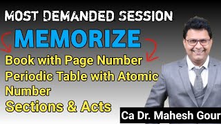 MOST DEMANDED SESSION || MEMORIZE BOOK WITH PAGE NUMBER 📚