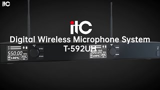 itc Digital Wireless Microphone System T-592UH