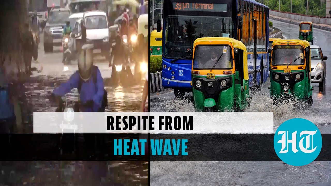 Delayed Monsoon Hits Delhi; Heavy Rain Leads To Waterlogging, Traffic ...