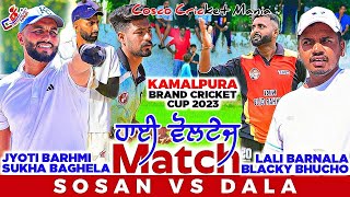 Sosan(Talwinder \u0026 Sukha Baghela \u0026 Jyoti) Vs Dala(Lali Barnala \u0026 Blacky Bhucho) Cosco Cricket Mania