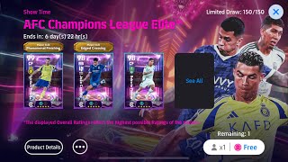 OMG, The Trick Worked 😆 1,2, \u0026 SIUUUUU… 🔥 Show Time AFC Champions League Elite Pack Opening 💥 💟 CR7