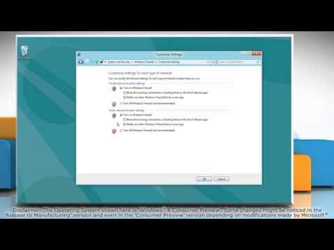 How to Change Firewall Settings on Windows® 8 How to Change Firewall Settings on Windows® 8