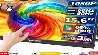 HGFRTEE 15.6 Inch Touch Portable Monitor ADS-IPS 1920*1080P 300cd/m2 Extended Di