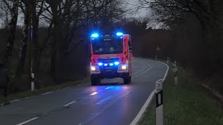 [3 FB TH Alarm | Sturmeinsätze] Einsatzfahrten des Gerätewagen Logistik der Feuerwehr Bargteheide