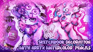 ♡ Draw With Me ♡💜🎀 | Arrtx 72 Watercolor Colored Pencils