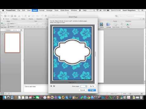 How to import PDF to PowerPoint Using a Mac How to import PDF to PowerPoint Using a Mac