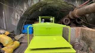 長崎　池島炭鉱跡の人車トロッコに乗る　Ride tha trolley, Ikeshima Coal Mine Ruins, Nagasaki　(2023.6)