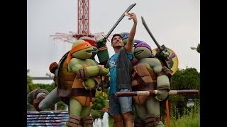 Show de Tortugas Ninja del Parque de atracciones de Madrid