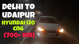 Delhi to Udaipur on hyundai i20 CNG | Average Test | Ep 01