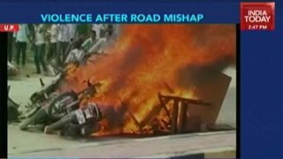 Violence After Girl's Death Due To Road Mishap In Kushinagar