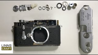 LINNS CAMERA, For Leica M3 Part 1,Removing the top Cover for Leica  M3, Leica M3 相機頂蓋拆卸