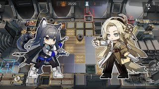 【アークナイツ】CW-10 少人数1人 血掟テキサス ソロ【Arknights】CW-10 1 OP Texas the Omertosa Solo