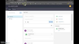 Adding classflow link to google classroom
