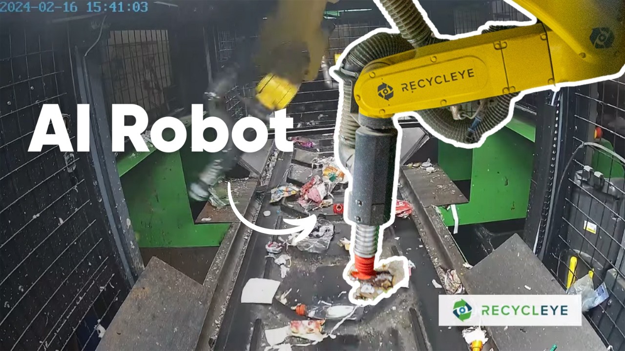 Ai Recycleye Qualibot Vs Recyclables Youtube