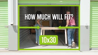 What Fits in a 10x30 Storage Unit?
