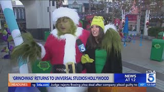 'Grinchmas' returns to Universal Studios Hollywood