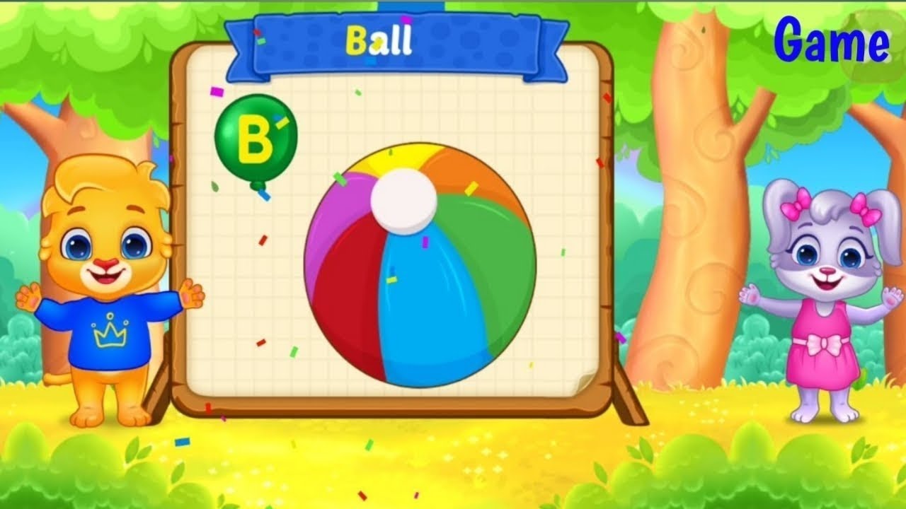 B For Ball || Kids Game || Lucas And Ruby Game #bforball #abcd # ...