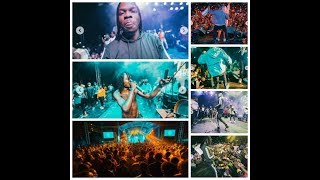 Naira marley, zlatan ibile and pocoLee on stage performance of zlatan concert in abuja