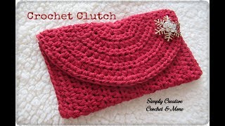 Crochet Simple Clutch