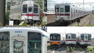 【東武東上線 9000系 9101F 運用離脱からの川越工場へ検査入場！】東上線 8000系 8183F「休車札」、11004F 運用離脱1年7か月、11640F 運用離脱9か月。