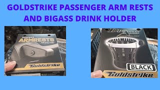 GOLDSTRIKE PASSENGER ARM RESTS AND BIGASS DRINK HOLDER for the Goldwing