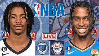 Memphis Grizzlies vs Oklahoma City Thunder | NBA Live Scoreboard 2022 | Jimby Sports