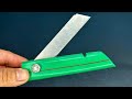 Don't throw away old PVC pipes. How to make a simple box cutter handle at home