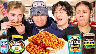 American Highschoolers try British comfort food for the first time!
