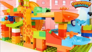 Let's build a fun marble maze with building blocks!