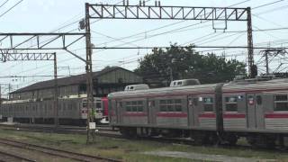 【長野電鉄】　須坂駅　上り普通電車長野行［２輌編成］発車！