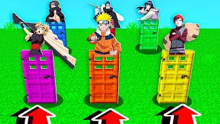 NÃO ESCOLHA A PORTA DO NARUTO CLÁSSICO ERRADA NO MINECRAFT!!