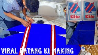 Viral patang Making || star kite kite flying