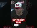 I can lead us out of this #49ers #brockpurdy #49ersnews