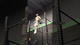 High pull check before weighted Muscle ups #calisthenics #muscleup #shorts #pullup