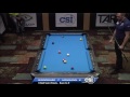 2014 csi usbtc 9 ball semi final skyler woodward vs thorsten hohmann