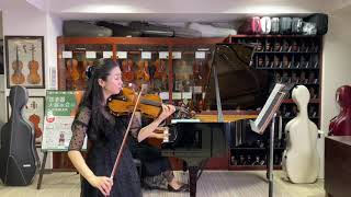 Hugarian School Violin ca1900 ／ ハンガリアン・スクール　ヴァイオリン演奏動画 ／ ブラームス：ヴァイオリンソナタ第1番ト長調『雨の歌』作品78より第1楽章