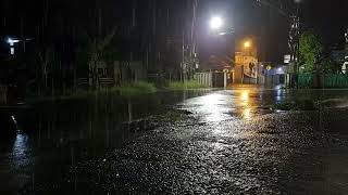 Gece Yarısı Yoğun Yağmur, Sessiz Yolda Beni Rahatlatıyor, Yoğun Yağmurla Uykusuzluk Tedavisi ⛈️