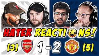 MAN UTD RIVALS \u0026 HATERS REACTION TO ARSENAL 1-2 MAN UTD | FA CUP FAN REACTIONS