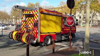 SDIS 78 CSP VERSAILLES FPTL en urgence Versailles fire dept fire engine responding